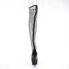Pleaser - DELIGHT3009 Cuissardes à plateforme - Noir Product image